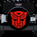 Transformers Prime Logo Orange Car Spare Tire Cover
