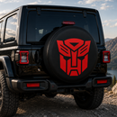 Transformers Prime Logo Orange Car Spare Tire Cover