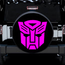 Transformers Prime Logo Pink Car Spare Tire Cover