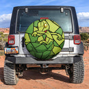 Treeko Stained Glass Car Spare Tire Cover