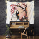 Trendy Anime Totoro Ghibli Japanese Sakura Tapestry Room Decor