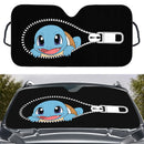 Squirtle Pokemon Zip Custom Car Windshield Sunshades