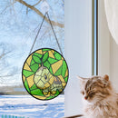 Turtwig Stained Glass Window Hanging Panel Suncatcher