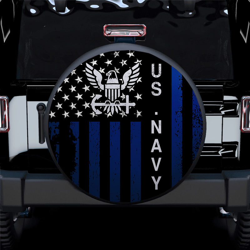 U.S Navy American Flag Jeep Car Spare Tire Cover