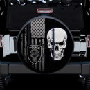 U.S Police Skull Jeep Car Spare Tire Cover