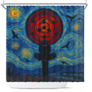Uchiha Itachi Starry Night  Shower Curtain