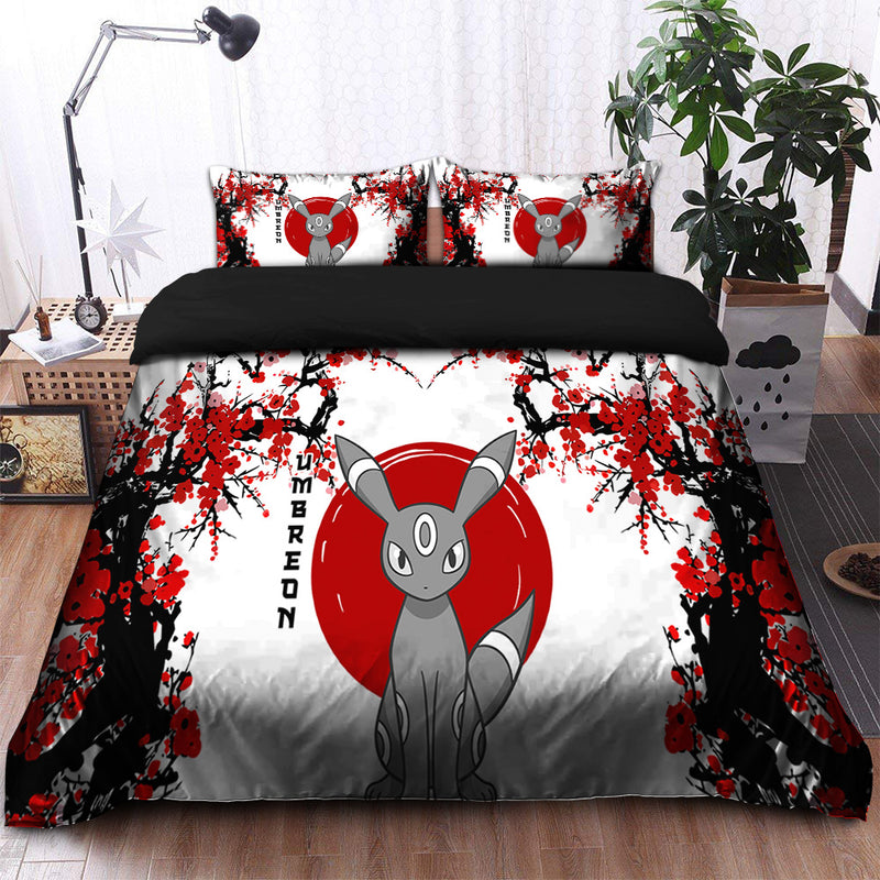 Umbreon Pokemon Japan Style Bedding Set Duvet Cover And 2 Pillowcases