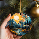 Unicon Starry Night Mica Christmas Ornament Perfect Gift For Holiday