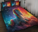 Unicorn Sitting On A Cloud With Sparkling Star Quilt Bed Sets