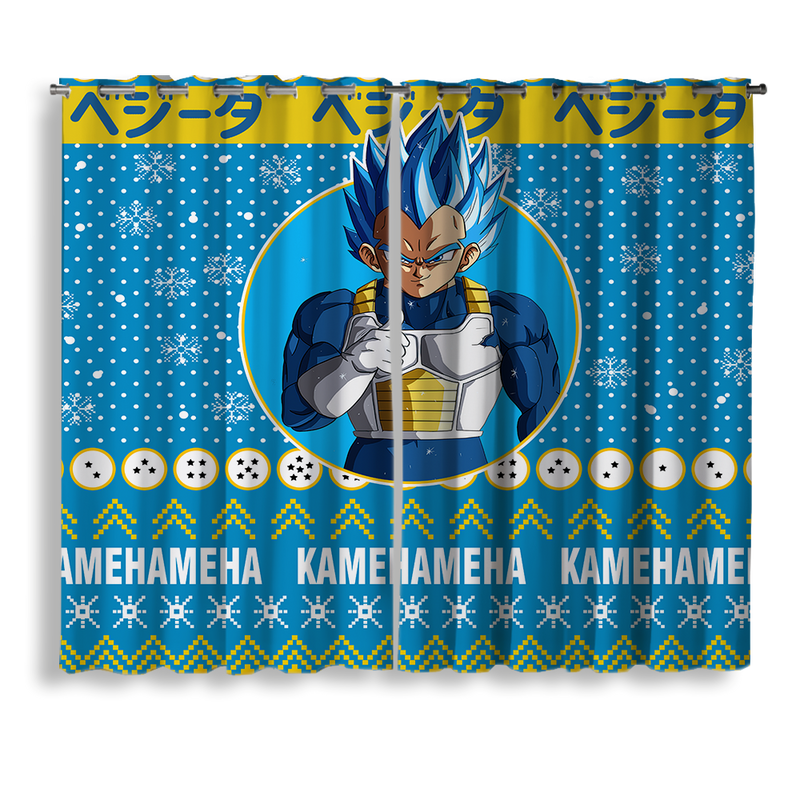 Vegeta Anime Window Curtain