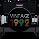 Vintage 1992 Birthday Jeep Car Spare Tire Cover