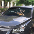 Wall E Zipper Custom Car Windshield Sunshades
