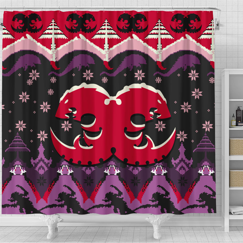 Warhammer 40k Tyranids Anime Christmas Shower Curtain