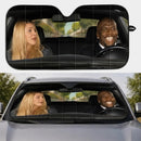 Funny White Chicks Singing Car Auto Sunshades