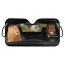 Funny White Chicks Singing Car Auto Sunshades