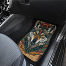 Wolf Hippie Aztec Car Floor Mats