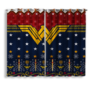 Wonder Woman Chrismas 1 Window Curtain