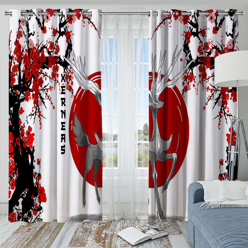 Xerneas Japan Style Window Curtain