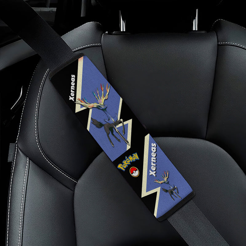 Xerneas Pokemon Car Seat Belt Cover Custom Car Accessories