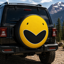 Dino Thunder Yellow Ranger Face Car Spare Tire Cover