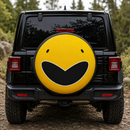 Dino Thunder Yellow Ranger Face Car Spare Tire Cover