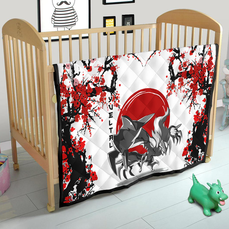 Yveltal Japan Style Quilt Blanket