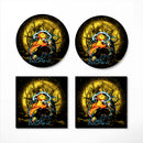 Zenitsu Moonlight Ceramic Drink Coasters