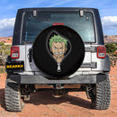 Funny Zoro One Piece Middle Finger Zipper Jeep Car Spare Tire Cover
