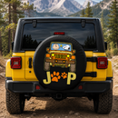 Snoopy Jeep Driving Car Spare Tire Cover