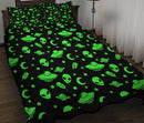 Alien Green Quilt Bed Sets