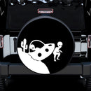 Alien Funny Car Spare Tire Cover