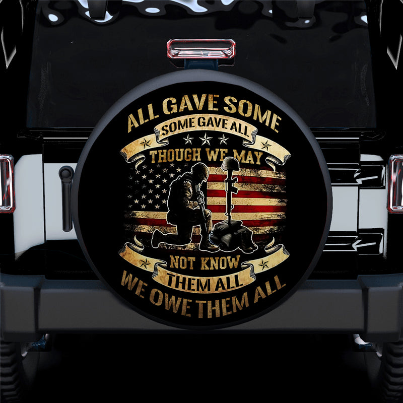 US Veterans Day Jeep Car Spare Tire Covers Gift For Campers