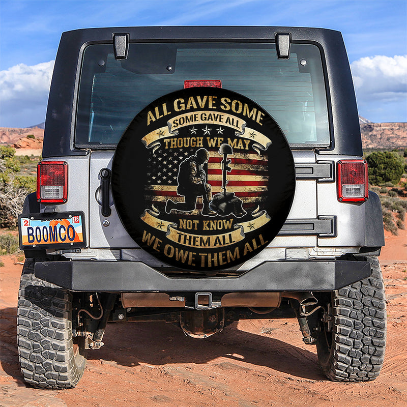 US Veterans Day Jeep Car Spare Tire Covers Gift For Campers