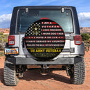 US Army Veteran Jeep Car Spare Tire Cover
