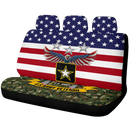 American Army Veteran Car Back Seat Covers