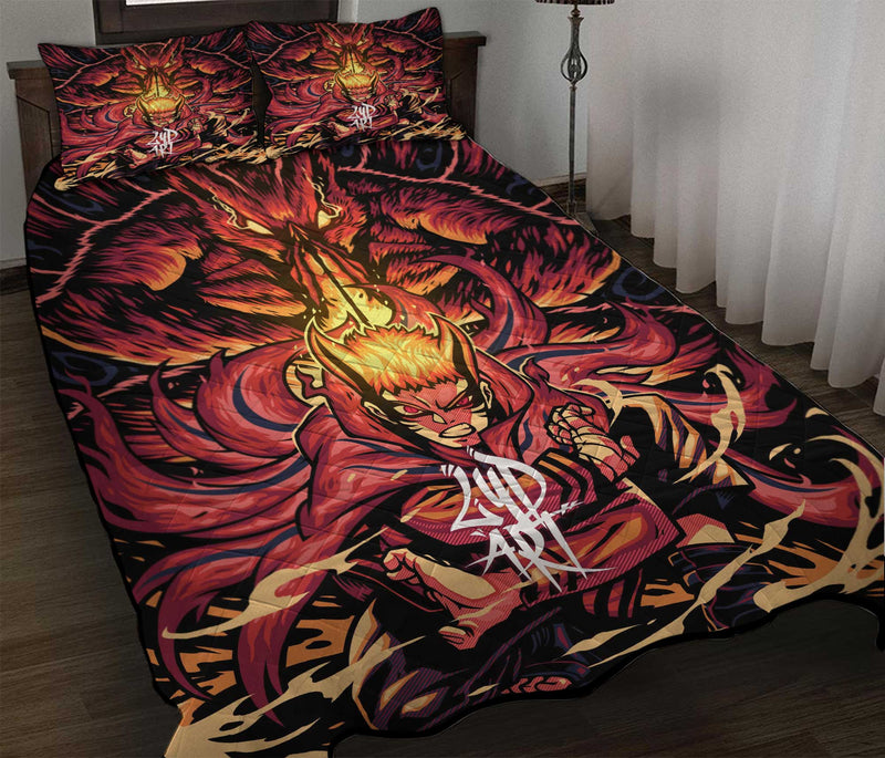 Anime Kurama Baryon Mode Quilt Bed Sets