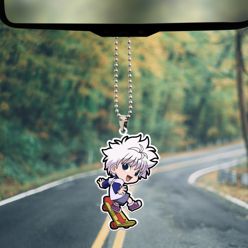 Killua Hunter X Hunter Anime Car Ornament Custom Car Accessories Decorations