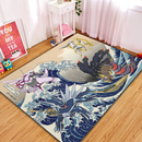 Arceus Vs Giratina Palkia Dialga The Great Wave Rectangular Area Rug