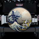 Arceus Vs Dialga The Great Wave Jeep Car Spare Tire Cover