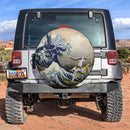 Arceus Vs Dialga The Great Wave Jeep Car Spare Tire Cover