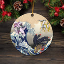 Arceus Vs Giratina Palkia Dialga The Great Wave Mica Ornament Perfect Gift For Holiday