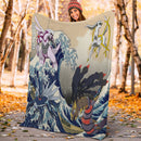 Arceus Vs Giratina Palkia Dialga The Great Wave Premium Blanket