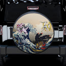 Arceus Vs iratina Palkia Dialga The Great Wave Jeep Car Spare Tire Cover