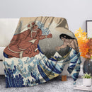 Attack On Titans The Great Wave Premium Blanket