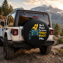 Rock Paper Scissors Cute Duck Car Spare Tire Cover