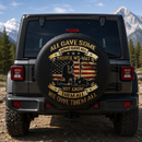 US Veterans Day Jeep Car Spare Tire Cover