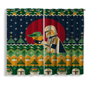 Baby Yoda 1 Window Curtain