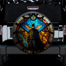 Batman Stained Glass Car Spare Tire Cover