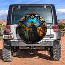 Batman Stained Glass Car Spare Tire Cover