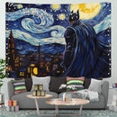 Batman Starry Night Tapestry Room Decor